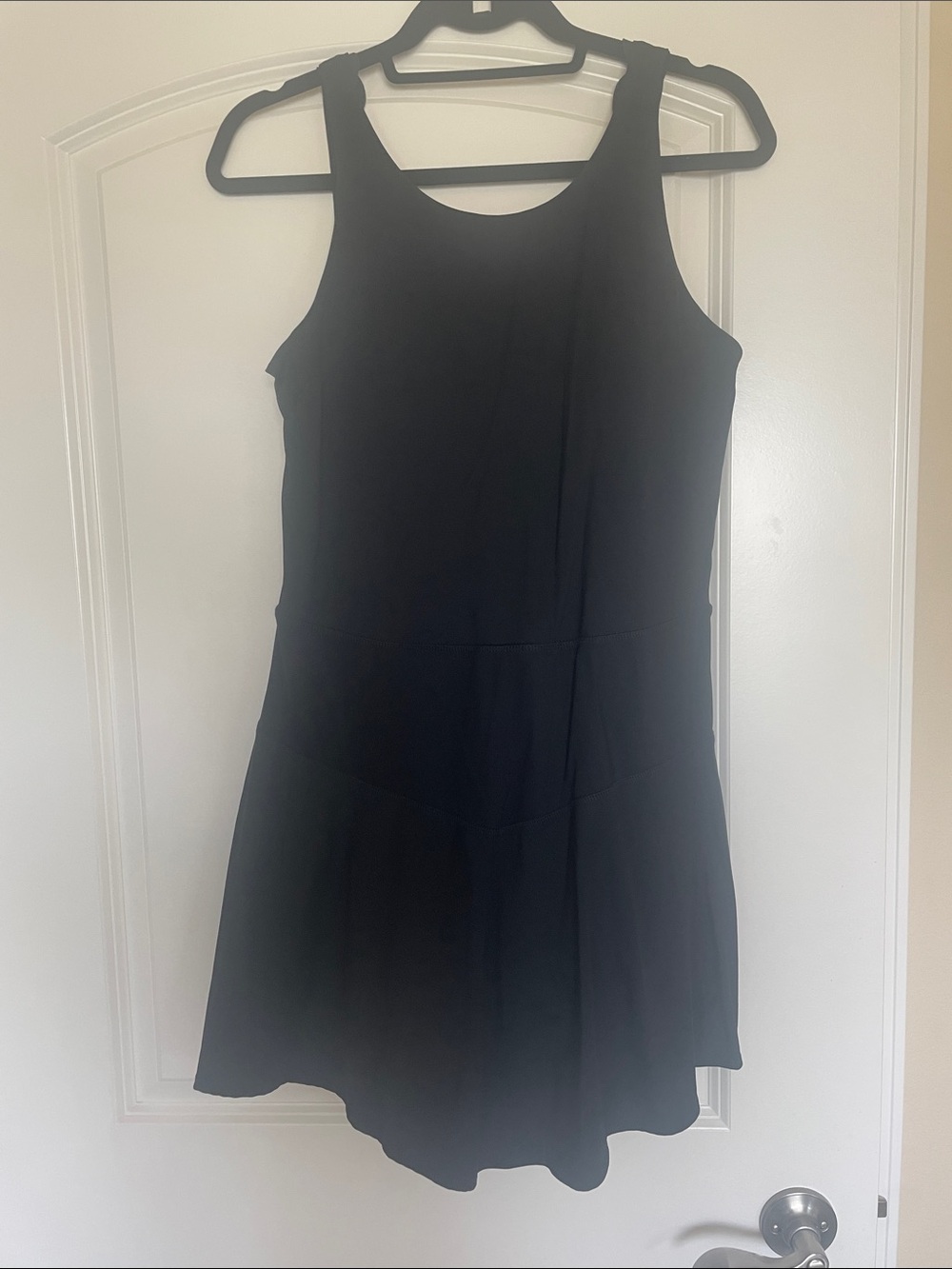 Classic Black Sleeveless A-Line Dress